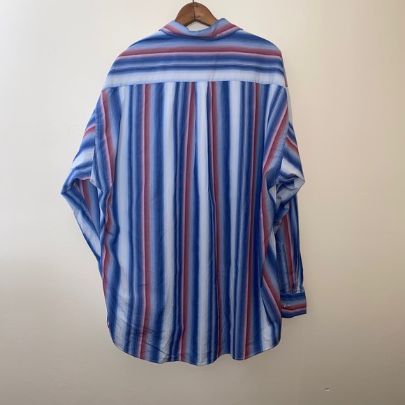 Gitman Bros mens button down shirt blue white red size XXL - Picture 2 of 3